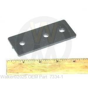 Walker Part # 7334-1 : AIR CLEANER ADAPTER PLT.