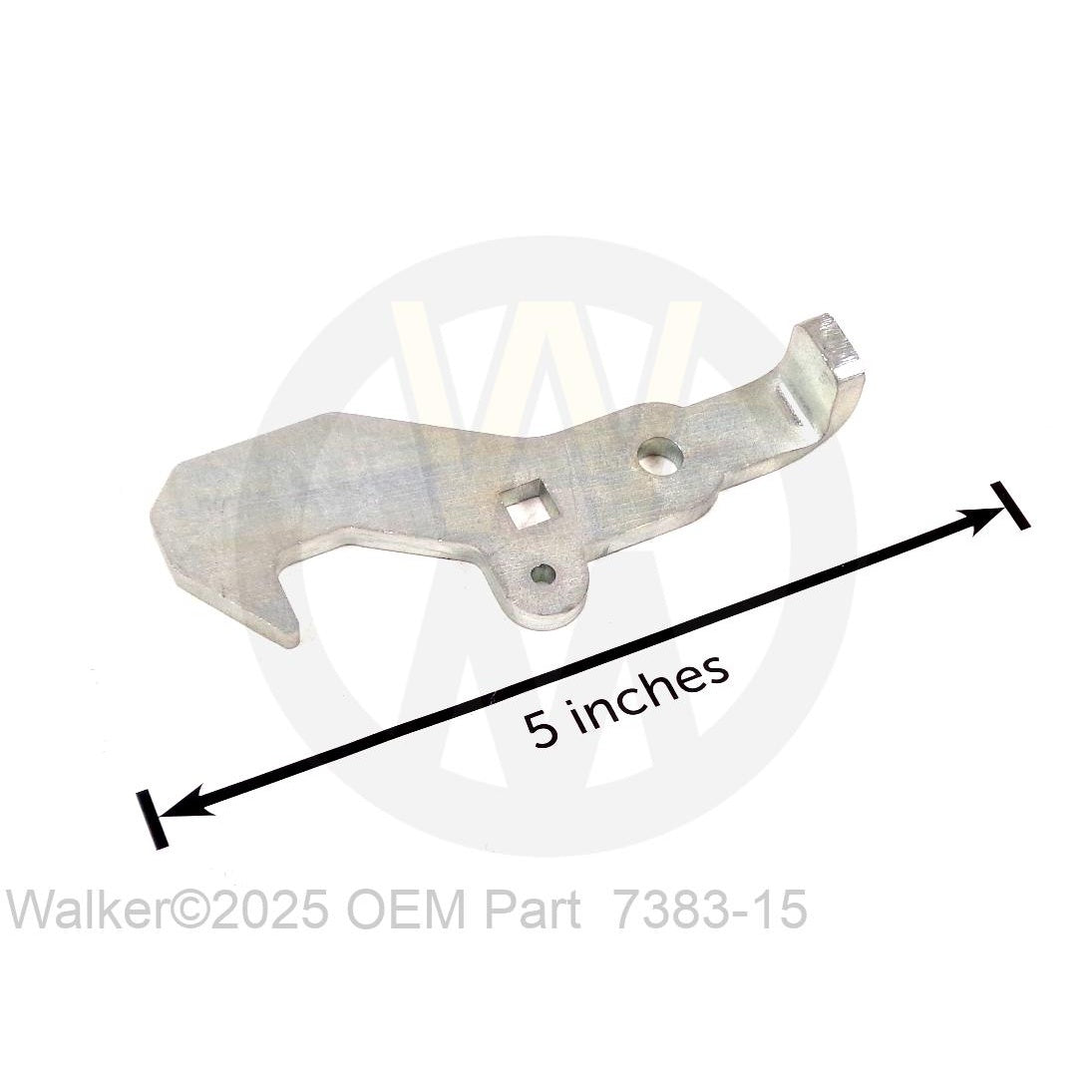 Walker Part # 7383-15 : Body Latch Hook/LH W/Spring Hole