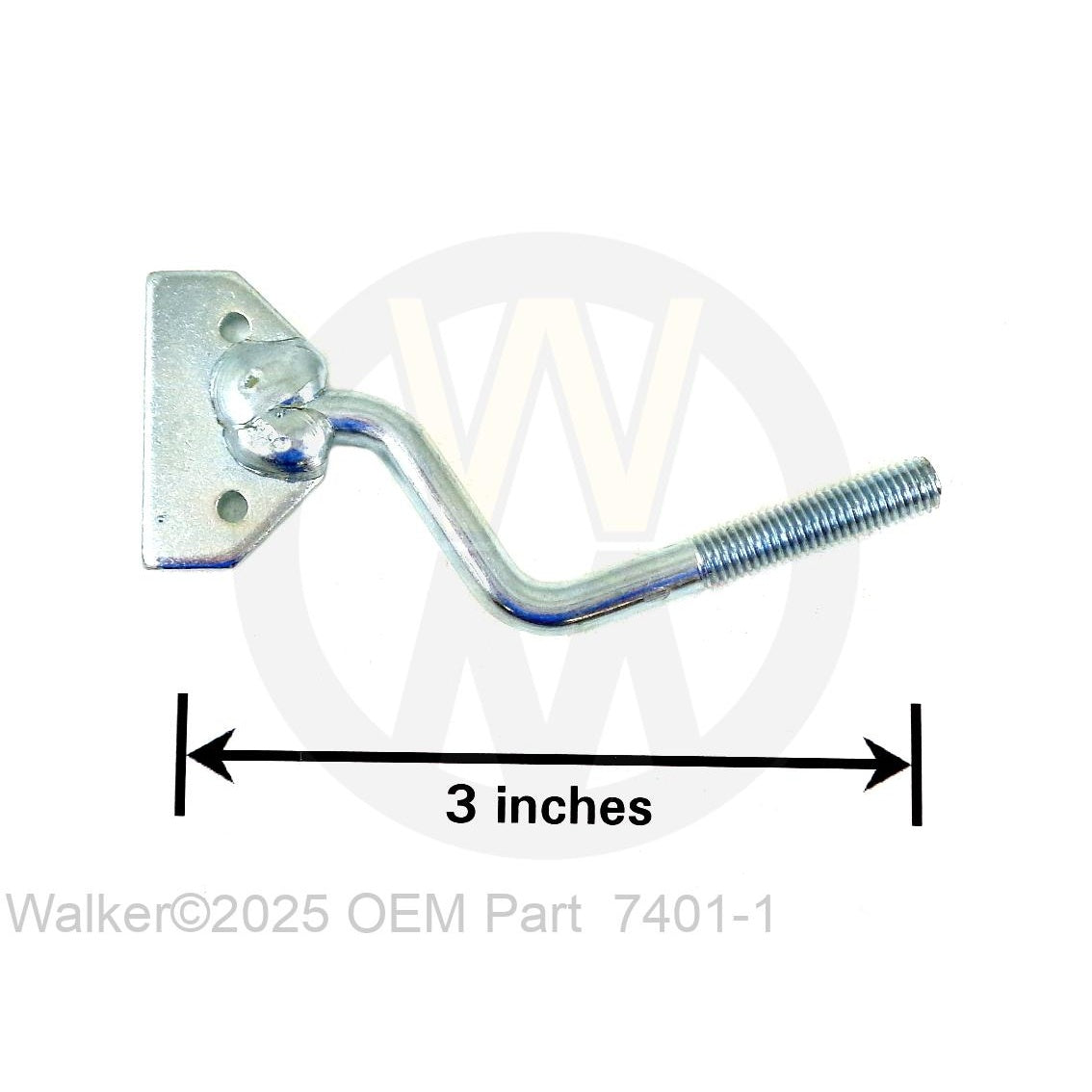 Walker Part # 7401-1 : CABLE PULL ROD