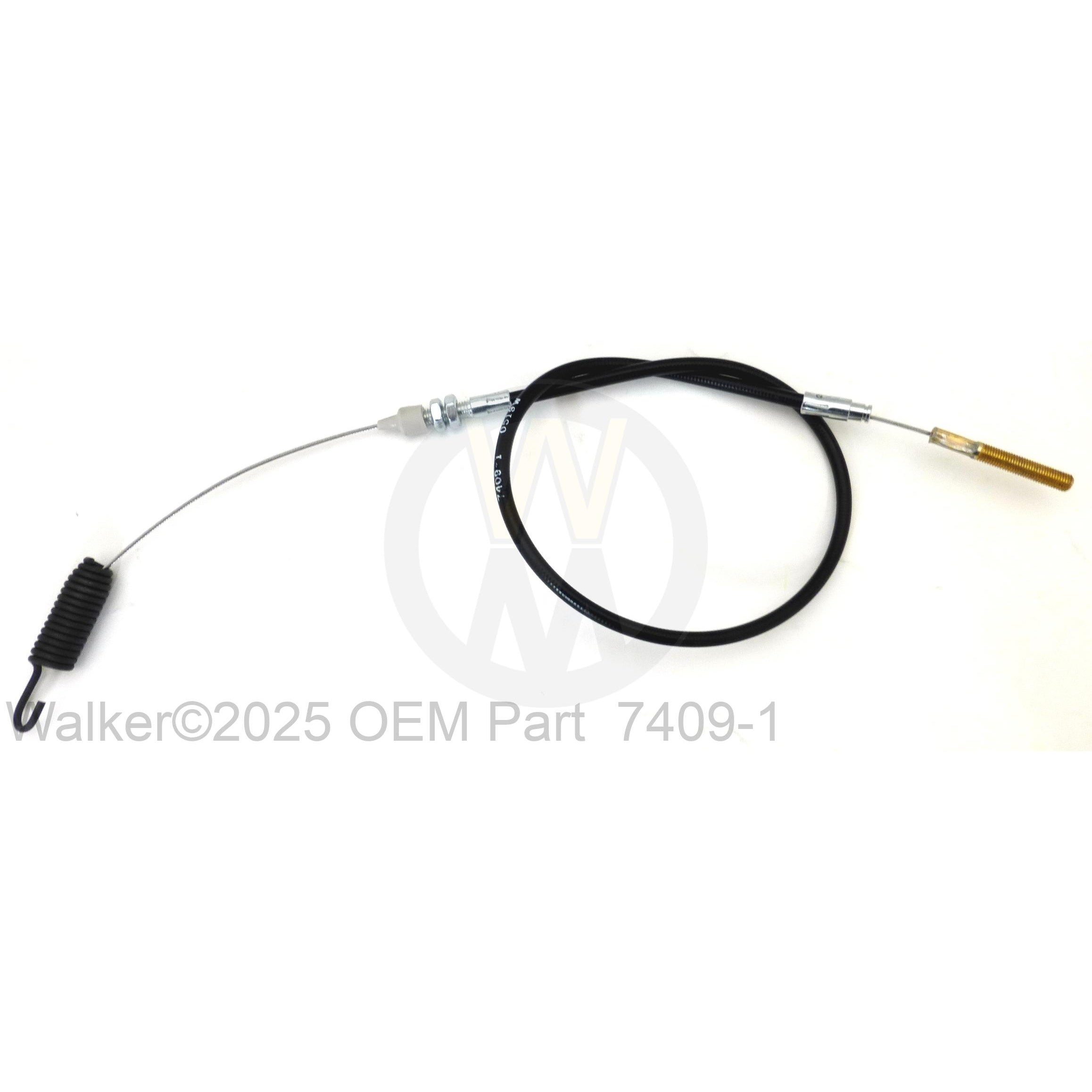 Walker Part # 7409-1 : Brake Control Cable/LH (31')