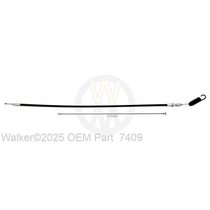Walker Part # 7409 : BRAKE CONTROL CABLE/RH (20.5)