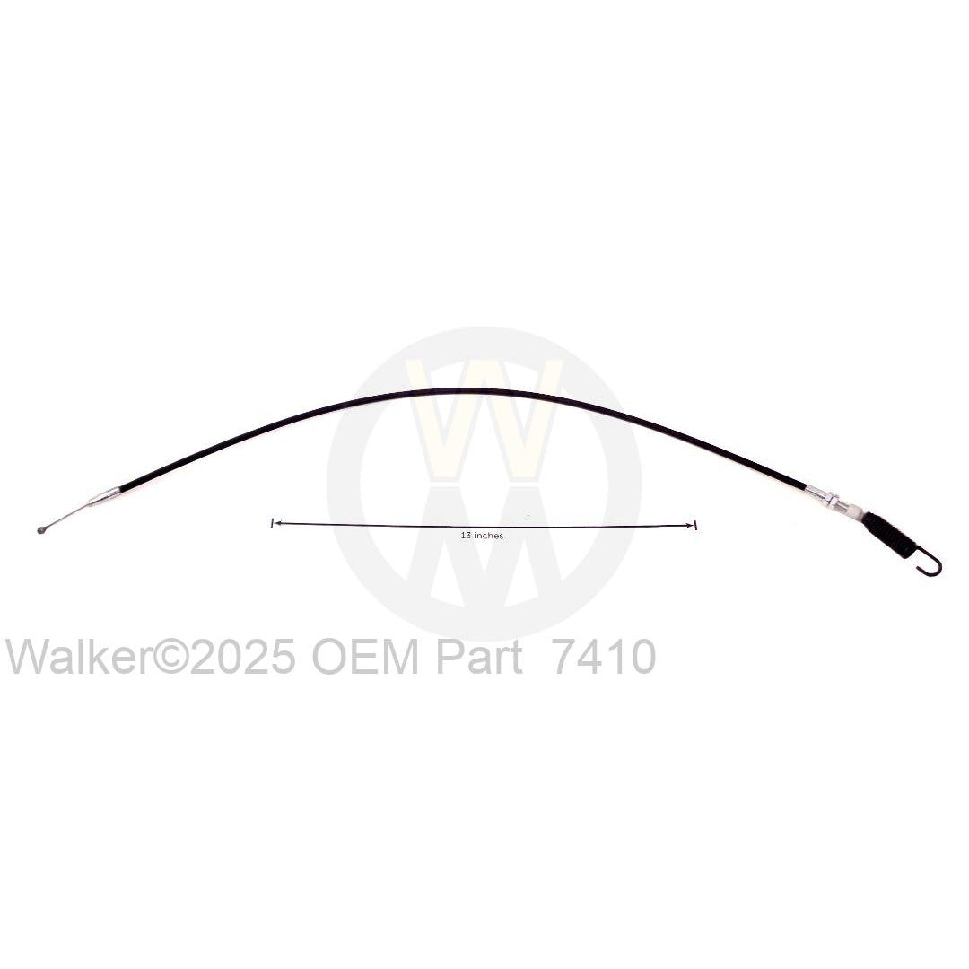Walker Part # 7410 : BRAKE CONTROL CABLE/LH (25.5)