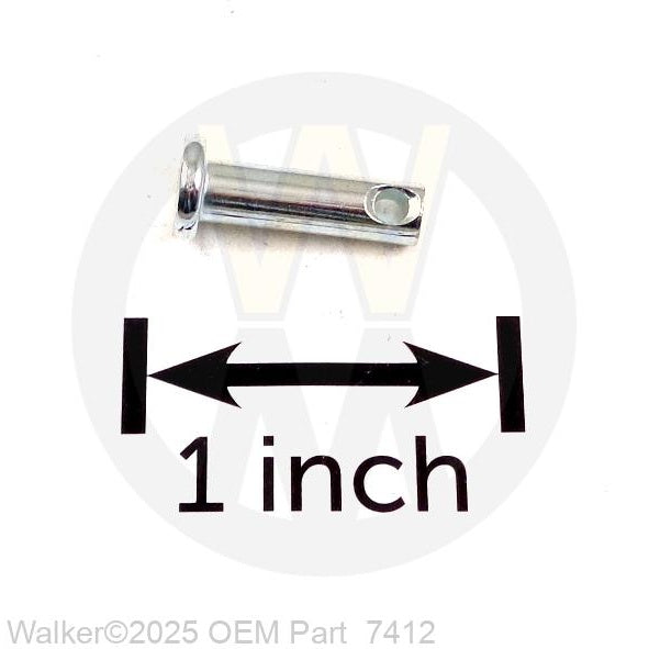 Walker Part # 7412 : CLEVIS PIN (3/16x5/8)