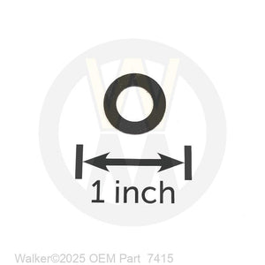 Walker Part # 7415 : RUBBER DUST SHIELD (5/8x3/8x1/32)