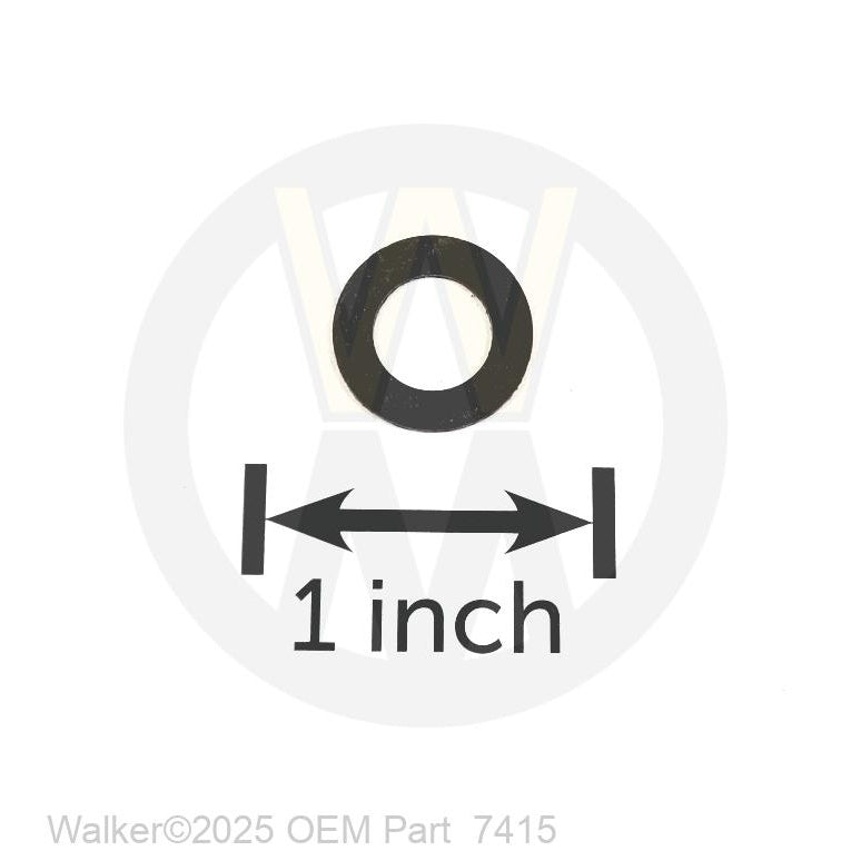 Walker Part # 7415 : RUBBER DUST SHIELD (5/8x3/8x1/32)