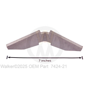Walker Part # 7424-21 : GUSSET, TAIL FORK