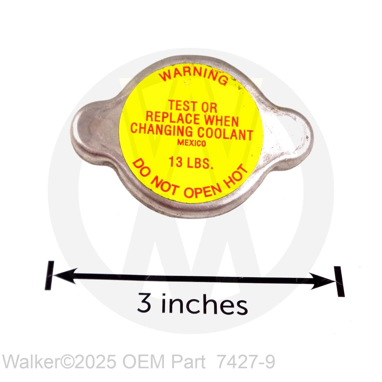 Walker Part # 7427-9 : RADIATOR CAP