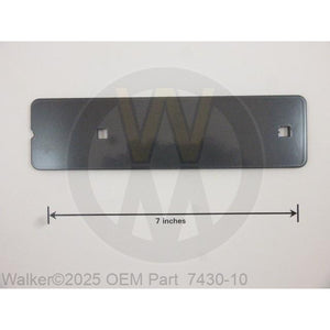 Walker Part # 7430-10 : Back Up Plate