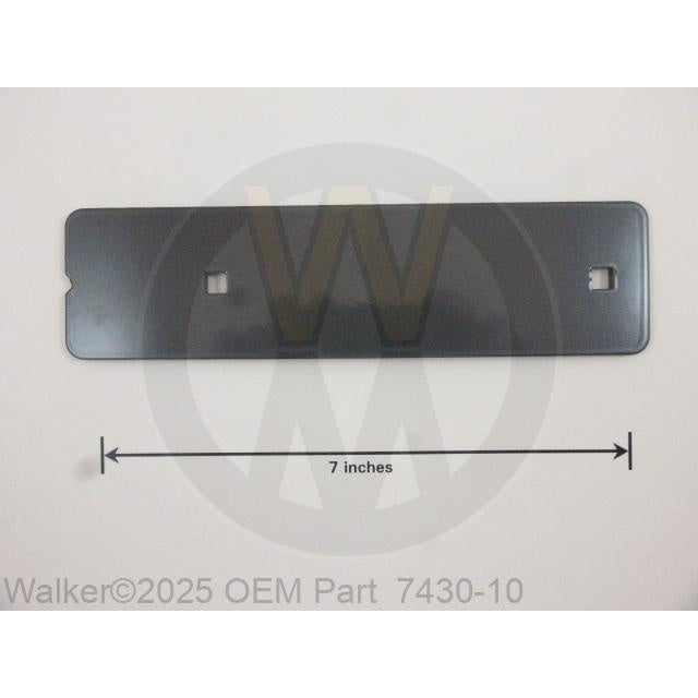 Walker Part # 7430-10 : Back Up Plate