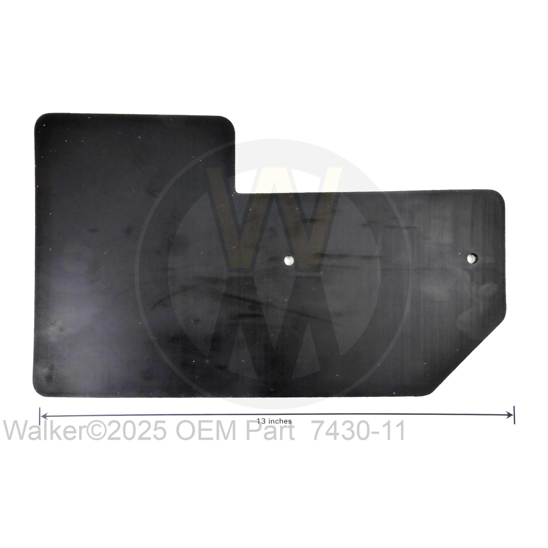 Walker Part # 7430-11 : Radiator Guard Flap