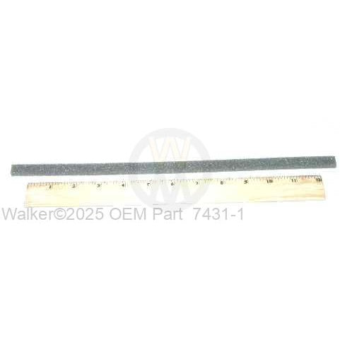 Walker Part # 7431-1 : RADIATOR CHANNEL SEAL (1/4x1/2x13.5)