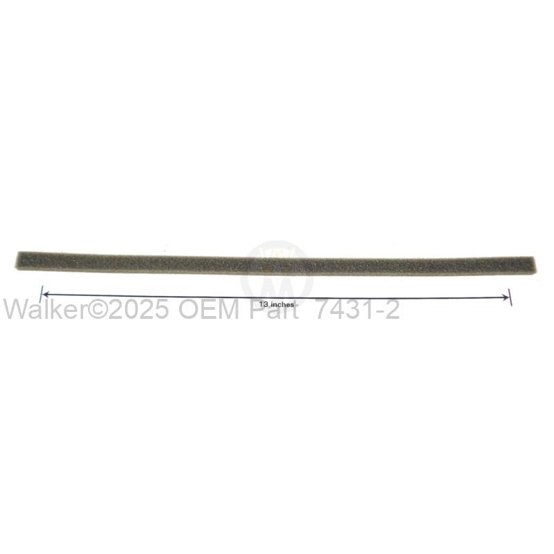 Walker Part # 7431-2 : RADIATOR CHANNEL SEAL