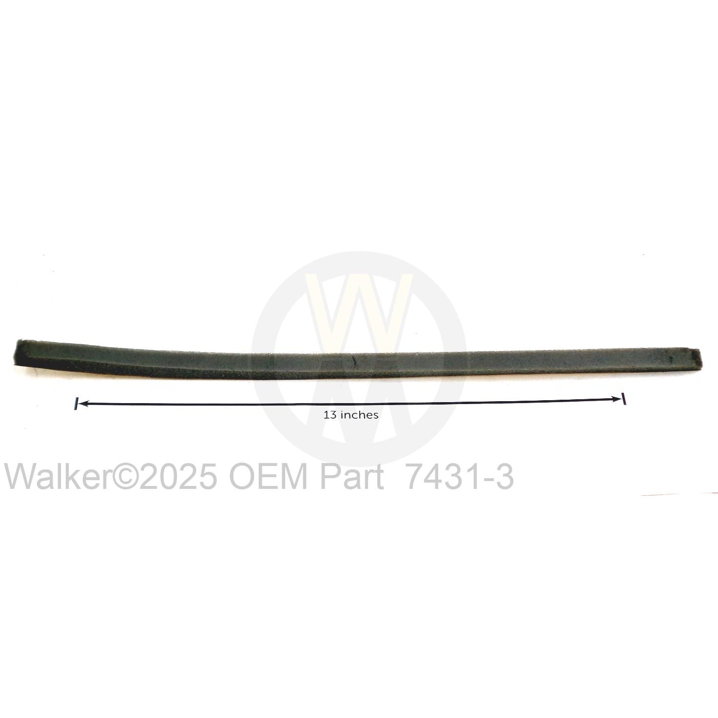 Walker Part # 7431-3 : Radiator Channel Seal