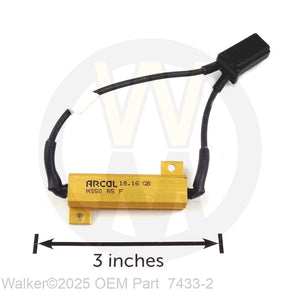 Walker Part # 7433-2 : Resistor 50 Watt .4 OHM 1%