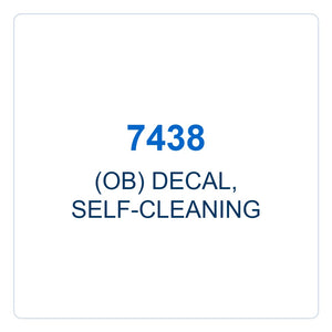 Walker Part # 7438 : (OB) DECAL, SELF-CLEANING
