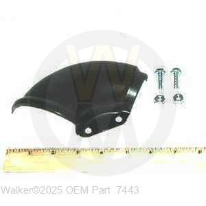 Walker Part # 7443 : EXHAUST PIPE SHIELD KIT