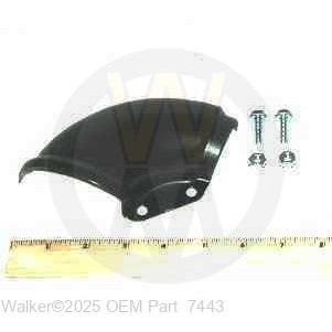 Walker Part # 7443 : EXHAUST PIPE SHIELD KIT