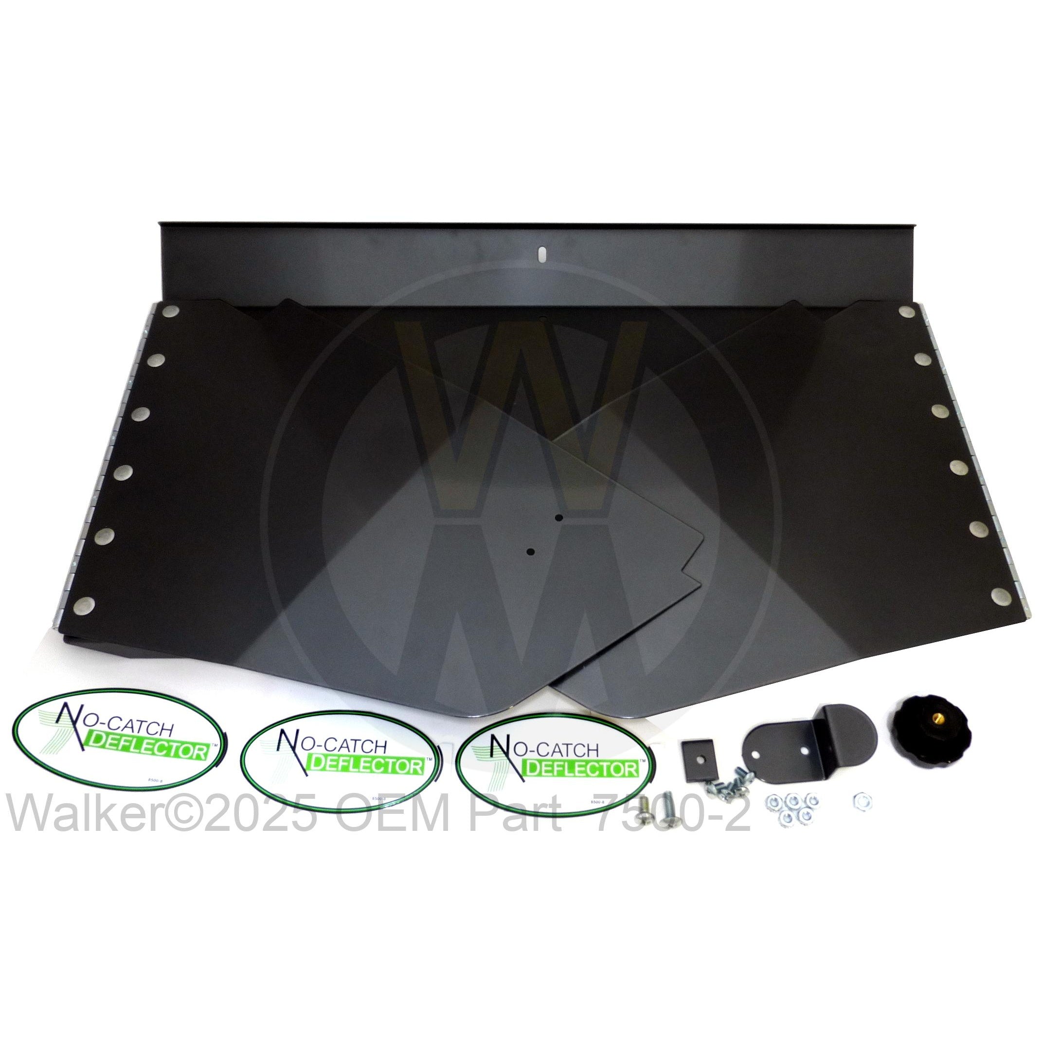 Walker Part # 7500-2 : 7.0 No Catch Deflector Kit (Gray Catcher Box)