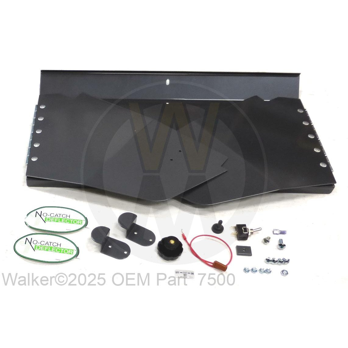 Walker Part # 7500 : 7.0 BUSHEL / NO CATCH DEFLECTOR KIT