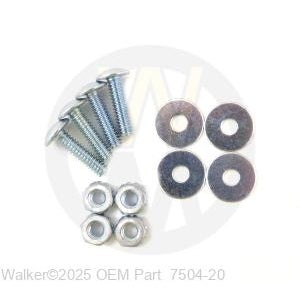Walker Part # 7504-20 : *DEFLECTOR KIT HARDWARE*