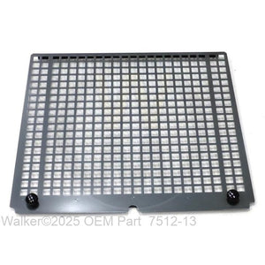 Walker Part # 7512-13 : Removable Screen (3/4 Hole) 7.0 Gray Box