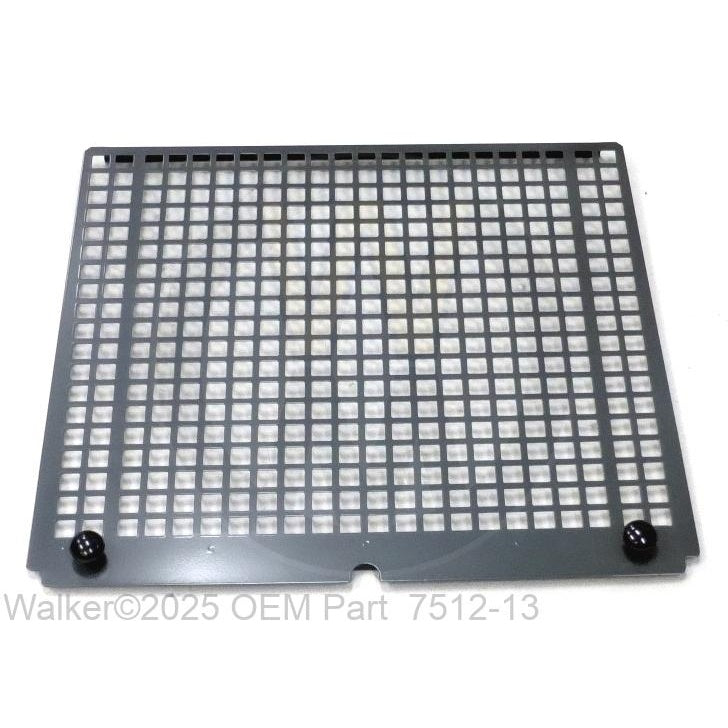 Walker Part # 7512-13 : Removable Screen (3/4 Hole) 7.0 Gray Box