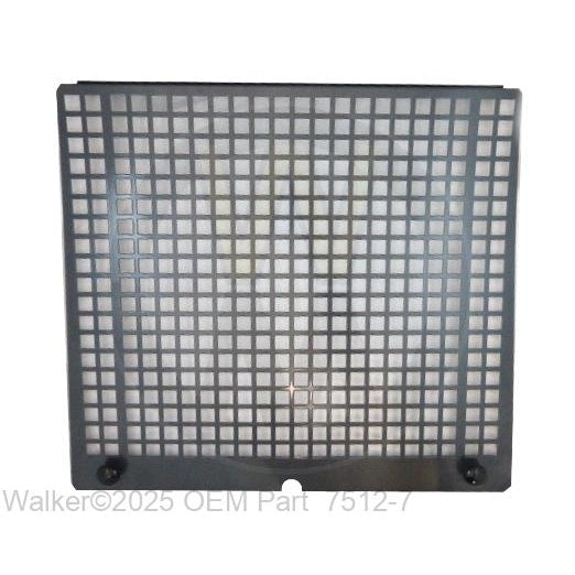 Walker Part # 7512-7 : (SU7512-13) Removable Screen (3/4 Hole) 7.0 Gray Box
