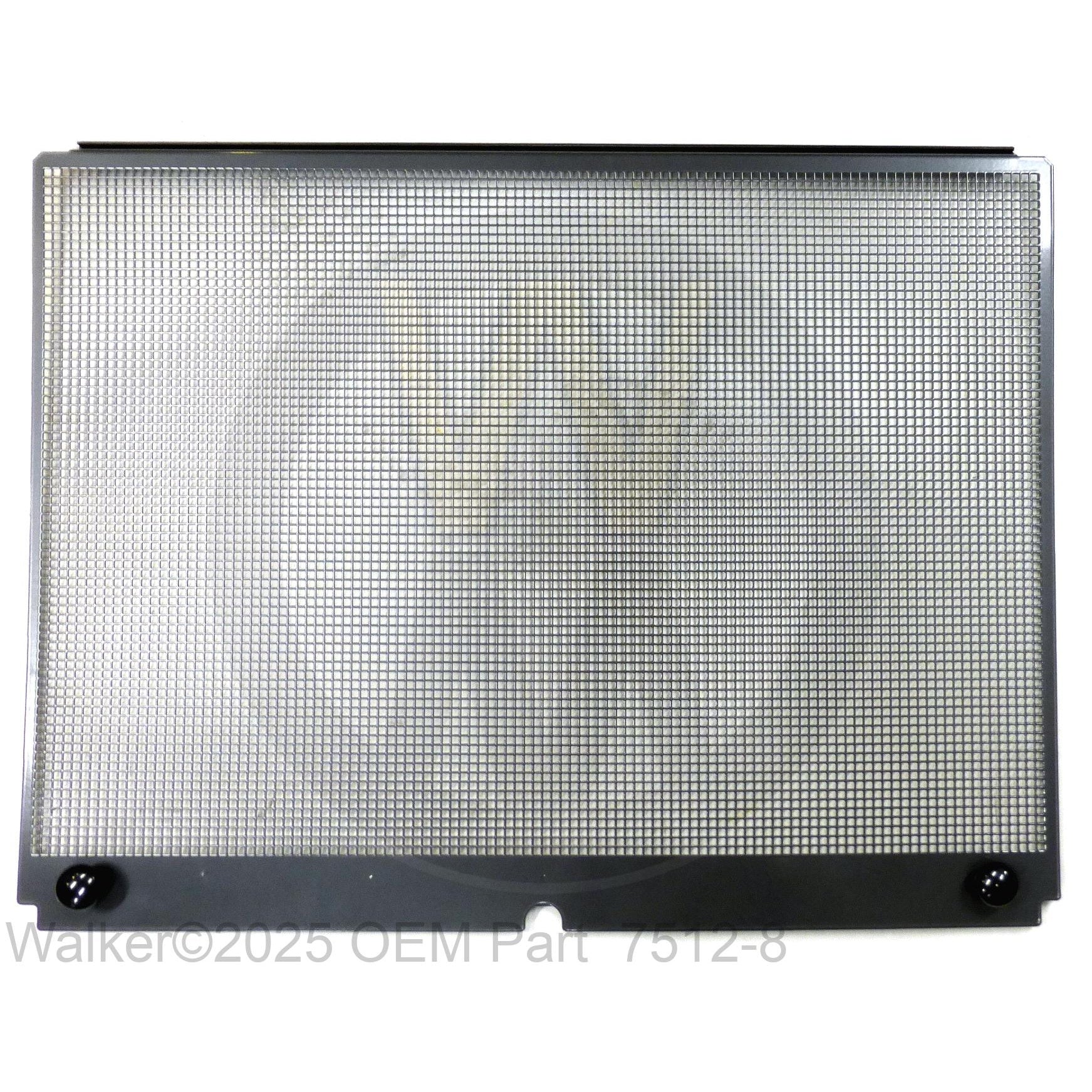 Walker Part # 7512-8 : Removable Screen (3/16 Hole)
