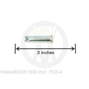 Walker Part # 7523-4 : Clevis Pin W/Hole 5/16x1-1/4