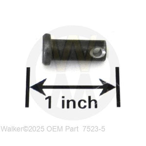 Walker Part # 7523-5 : Clevis Pin (1/4x5/8) Plain