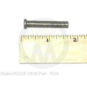 Walker Part # 7524 : CLEVIS PIN W/O HOLE (1/4x1-1/2)
