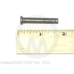 Walker Part # 7524 : CLEVIS PIN W/O HOLE (1/4x1-1/2)