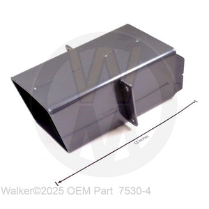 Walker Part # 7530-4 : BODY CHUTE (10.5 BLOWER)