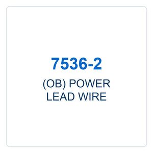 Walker Part # 7536-2 : (OB) POWER LEAD WIRE
