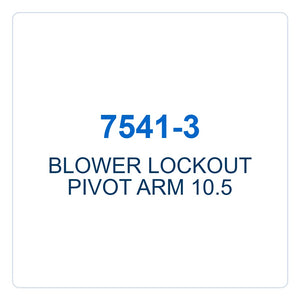 Walker Part # 7541-3 : BLOWER LOCKOUT PIVOT ARM 10.5