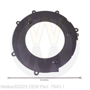 Walker Part # 7543-1 : BLOWER FACEPLATE (10.5)