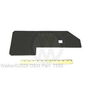Walker Part # 7550 : RUBBER DEBRIS FLAP