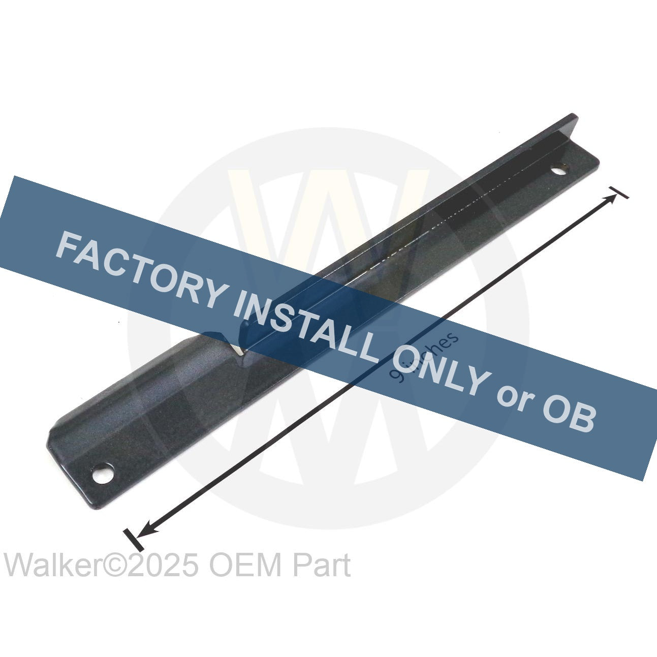 Walker Part # 7629-6 : Channel Angle/LH