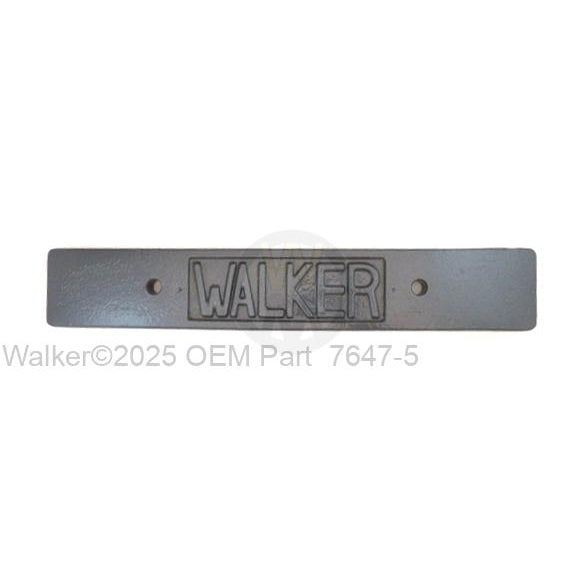Walker Part # 7647-5 : TAIL WEIGHT PLATE/10LB