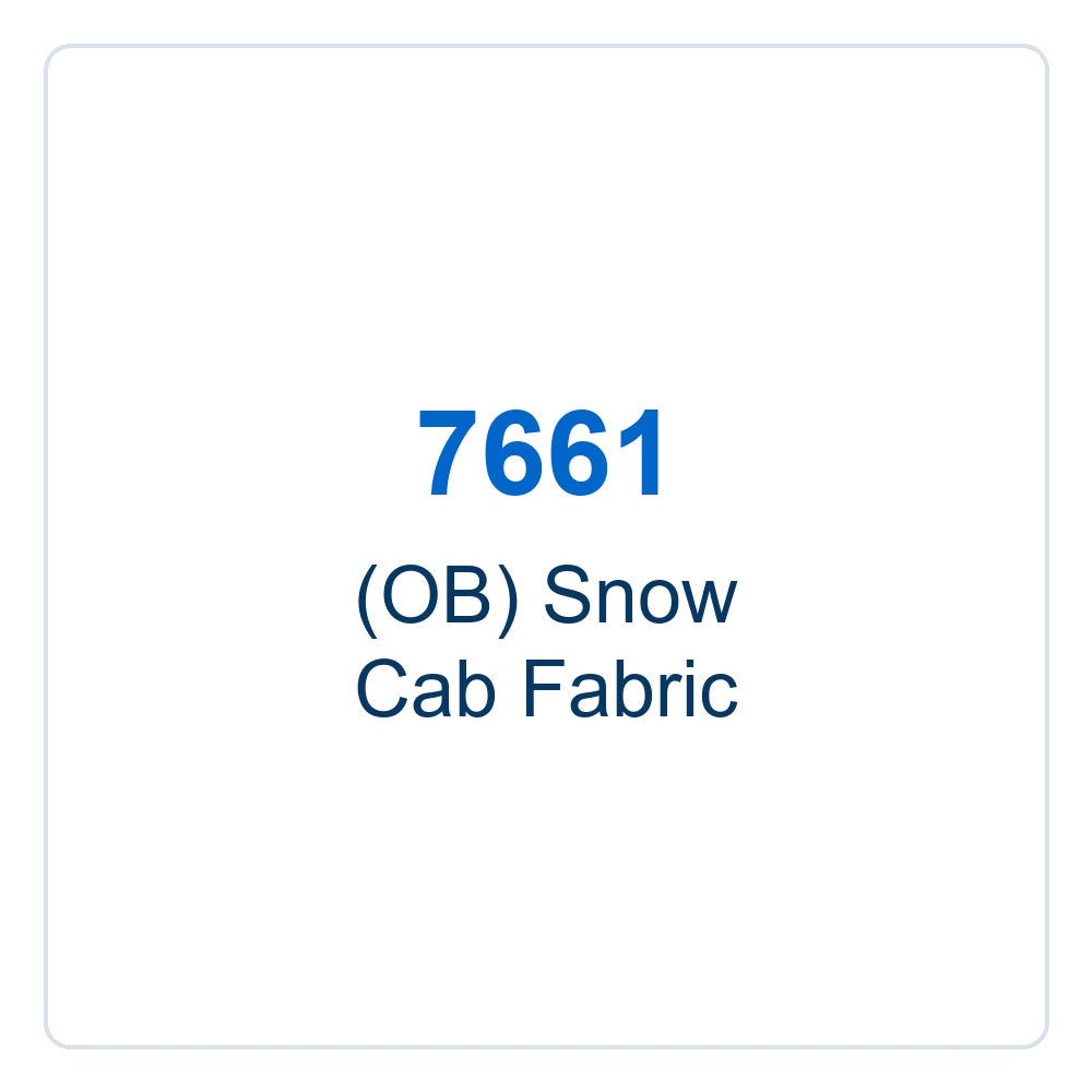 Walker Part # 7661 : (OB) Snow Cab Fabric
