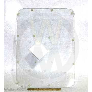 Walker Part # 7665 : GLASS WINDSHIELD