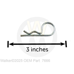 Walker Part # 7666 : HITCH PIN (#3)