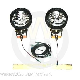 Walker Part # 7670 : LIGHT KIT/CAB (INCANDESCENT)