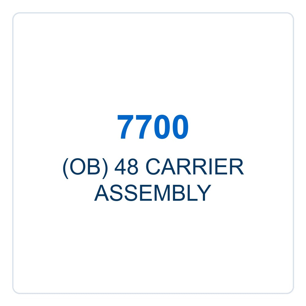 Walker Part # 7700 : (OB) 48 CARRIER ASSEMBLY