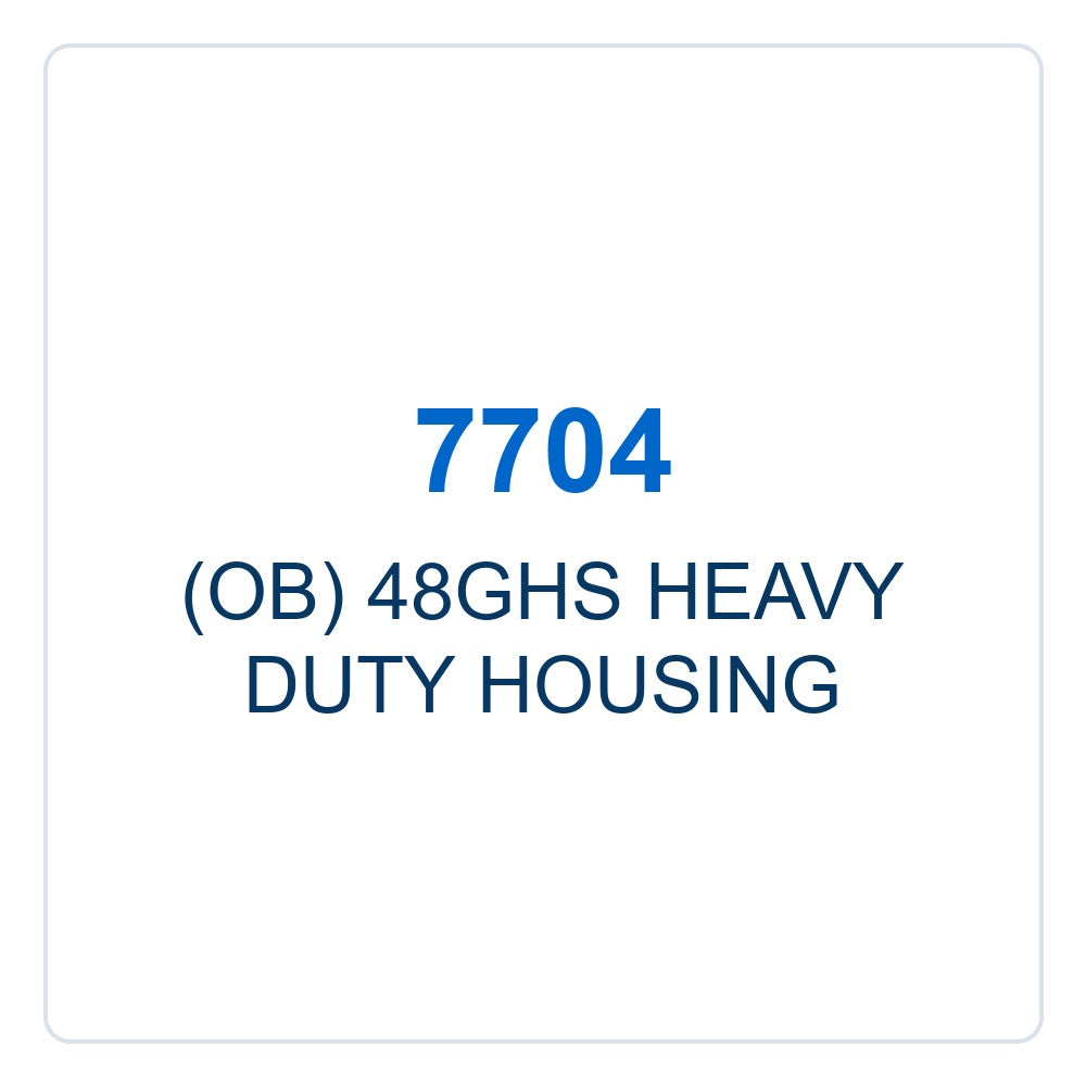 Walker Part # 7704 : (OB) 48GHS HEAVY DUTY HOUSING