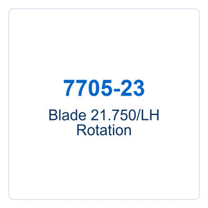 Walker Part # 7705-23 : Blade 21.750/LH Rotation