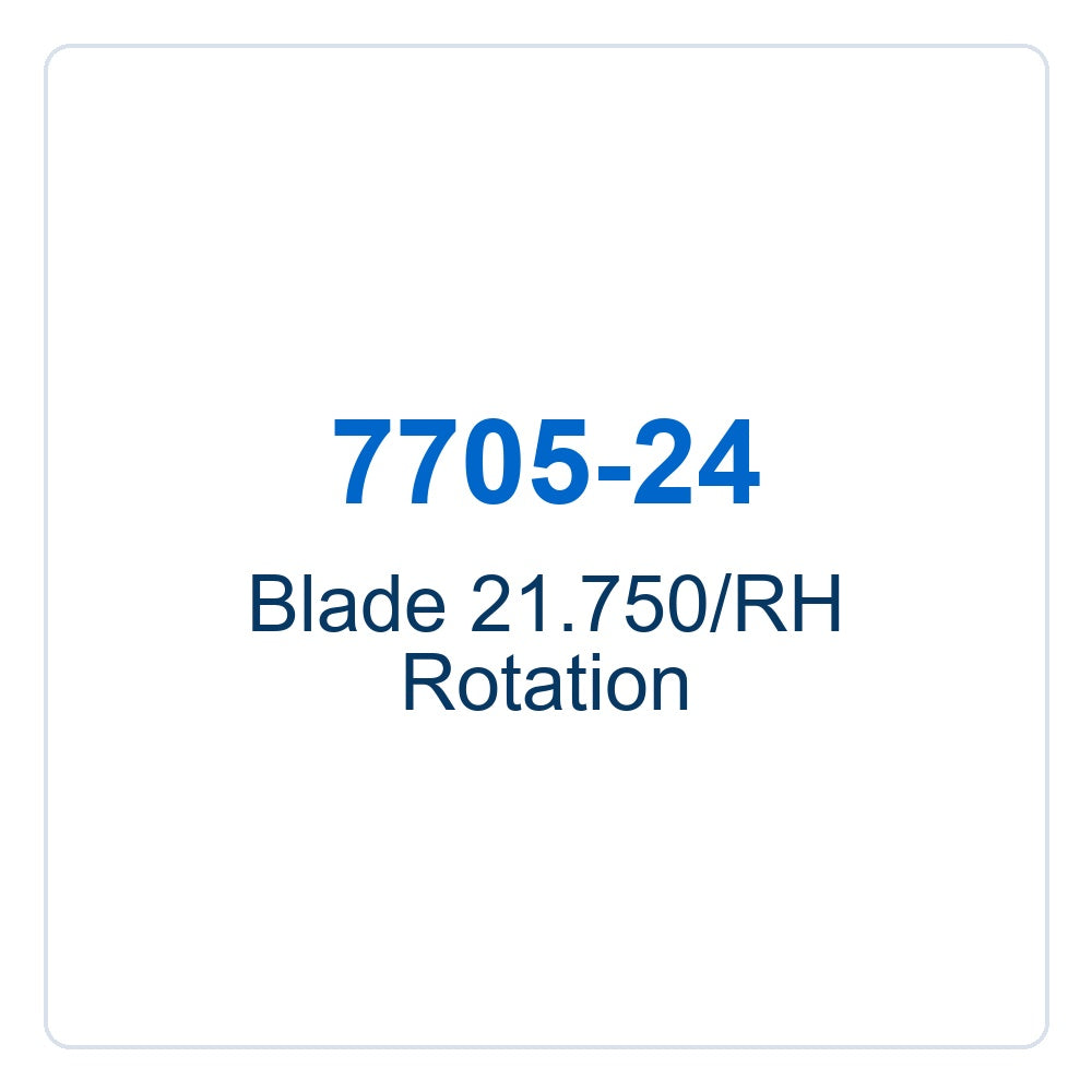 Walker Part # 7705-24 : Blade 21.750/RH Rotation