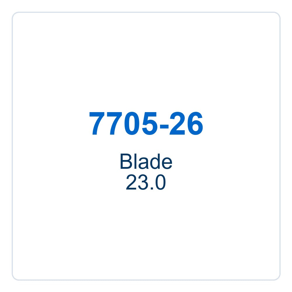Walker Part # 7705-26 : Blade 23.0