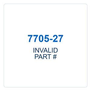 Walker Part # 7705-27 : INVALID PART #