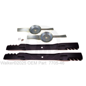 Walker Part # 7705-46 : 4DM52 Blade Set W/Hubs